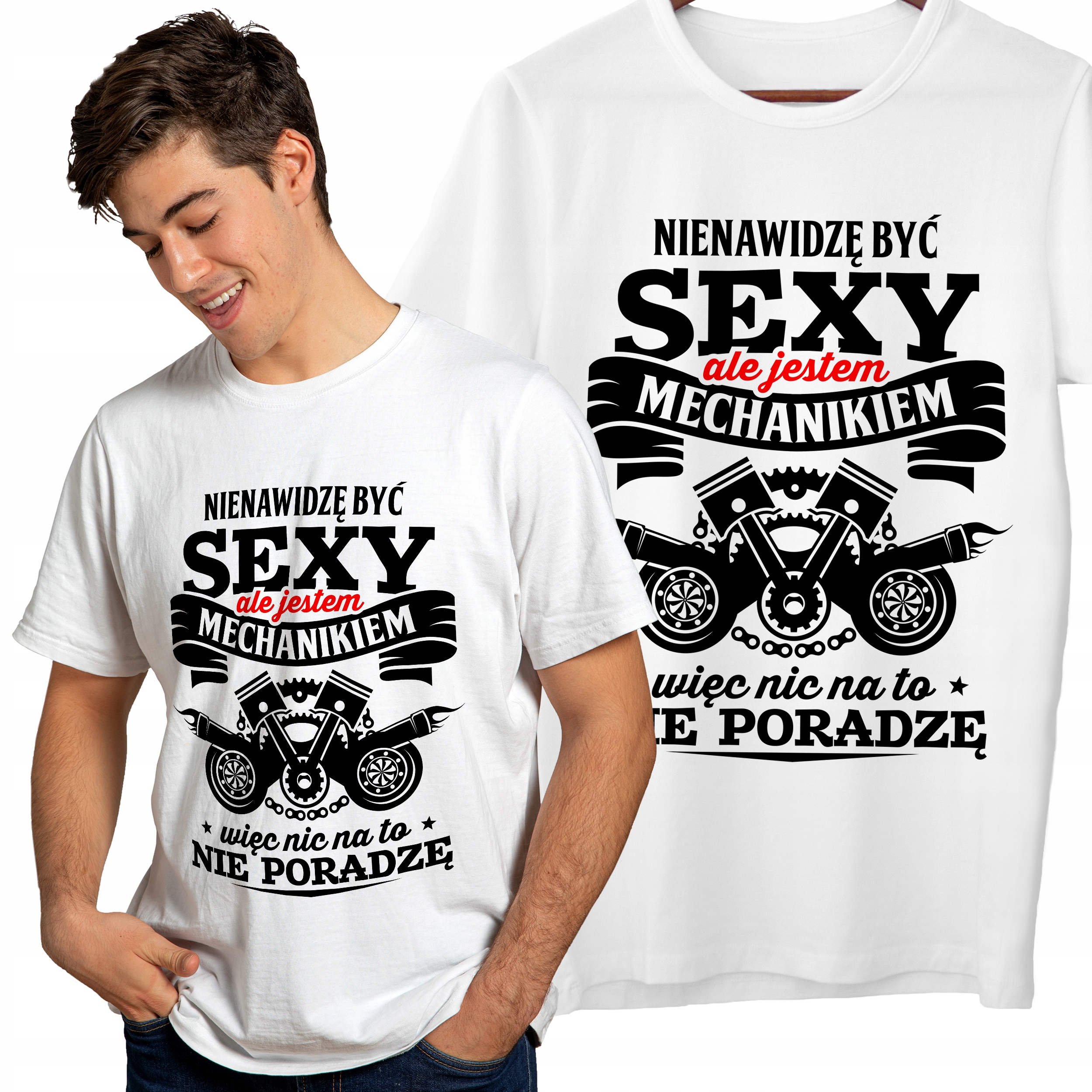 

koszulka Najlepszy Mechanik mechanika prezent / XL