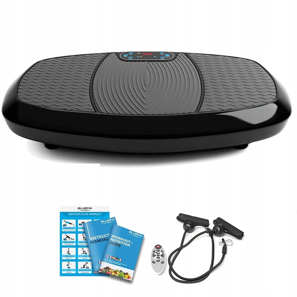 PLATFORMA WIBRACYJNA MASAŻER CIAŁA Z PILOTEM I REGULOWANYMI PRĘDKOŚCIAMI