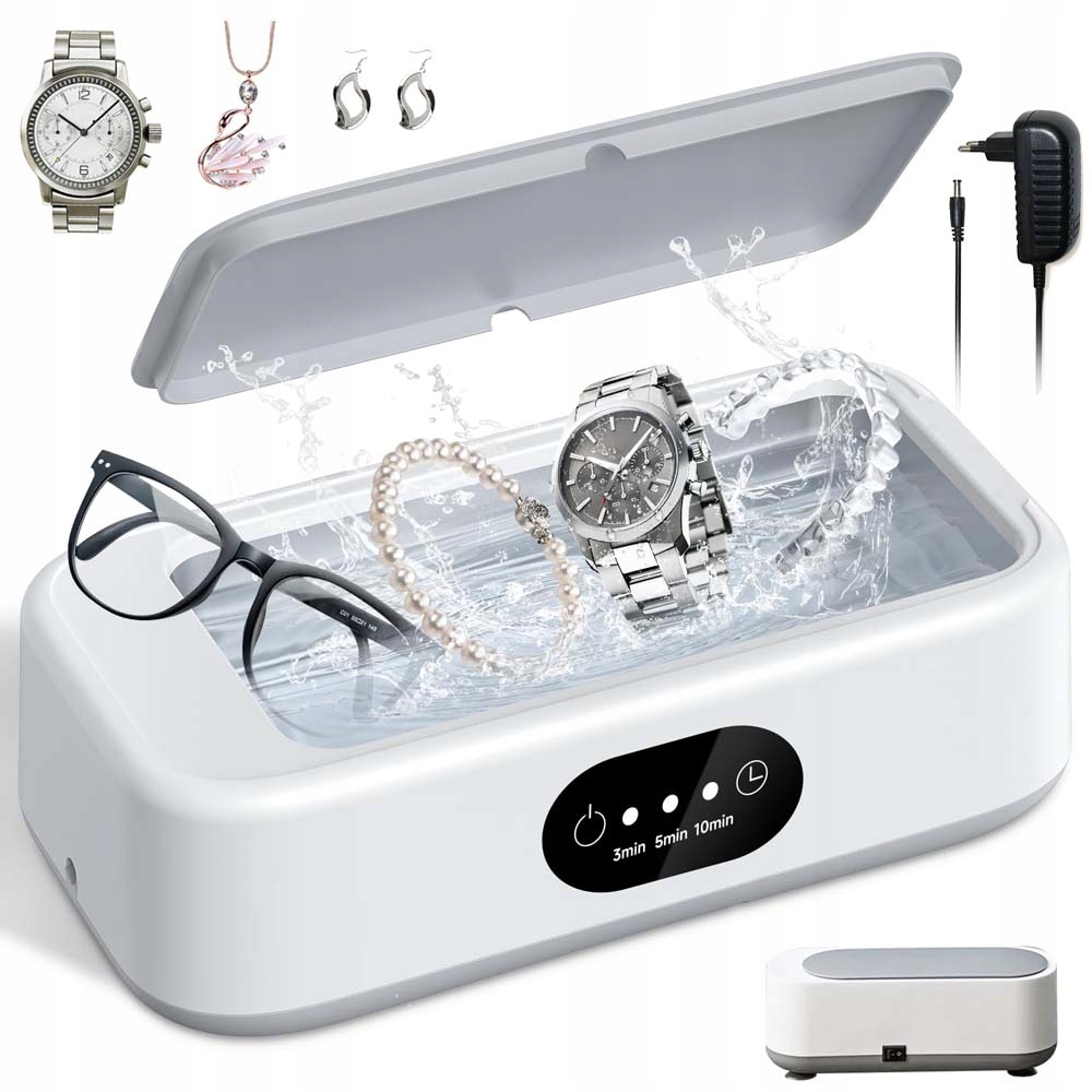 Myjka Ultradźwiękowa Do Okularów Biżuterii Zegarków Proteza Sterylizator