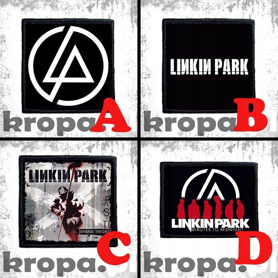 Naszywka LINKIN PARK 8 X 8 cm Dużo Wzorów! Marka inna