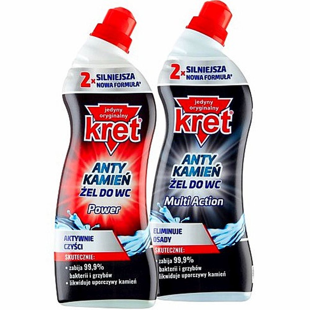 

Kret Żel Wc Anty Kamień Power Multi Action 750g x2