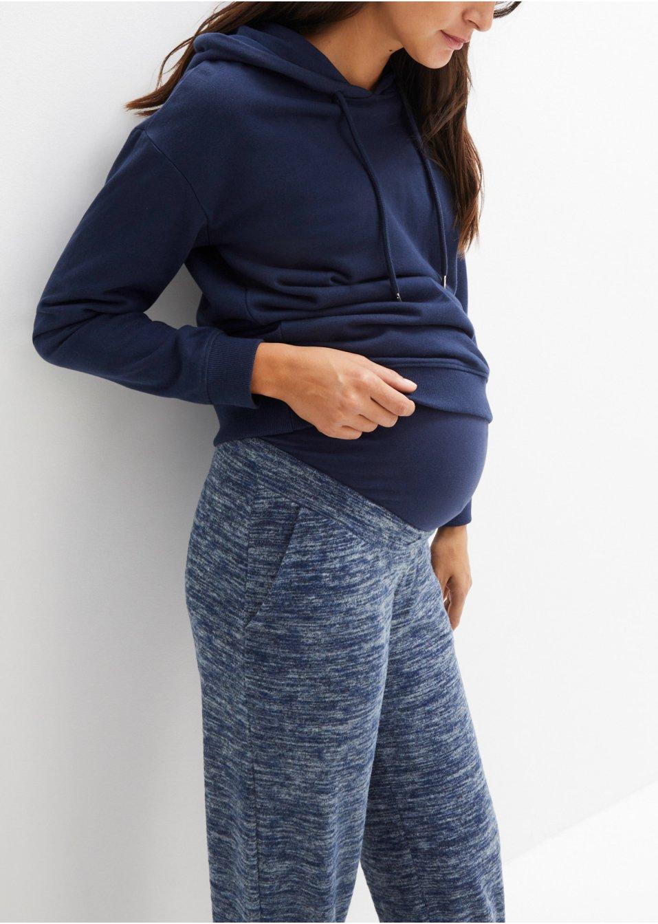 SPODNIE CIĄŻOWE SPORTOWE Z MIĘKKIEGO MATERIAŁU BONPRIX 44