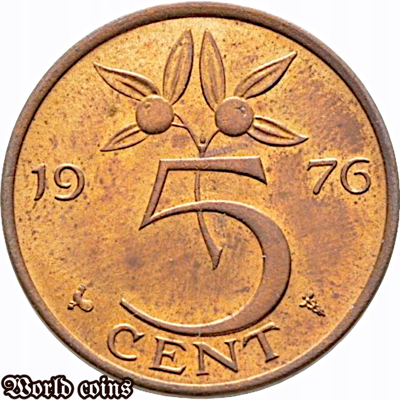 5 CENTÓW 1976 HOLANDIA