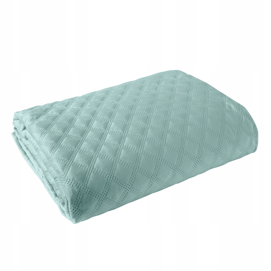 Přehoz na postel Velvi velvet moderní 220x240 007 mátový