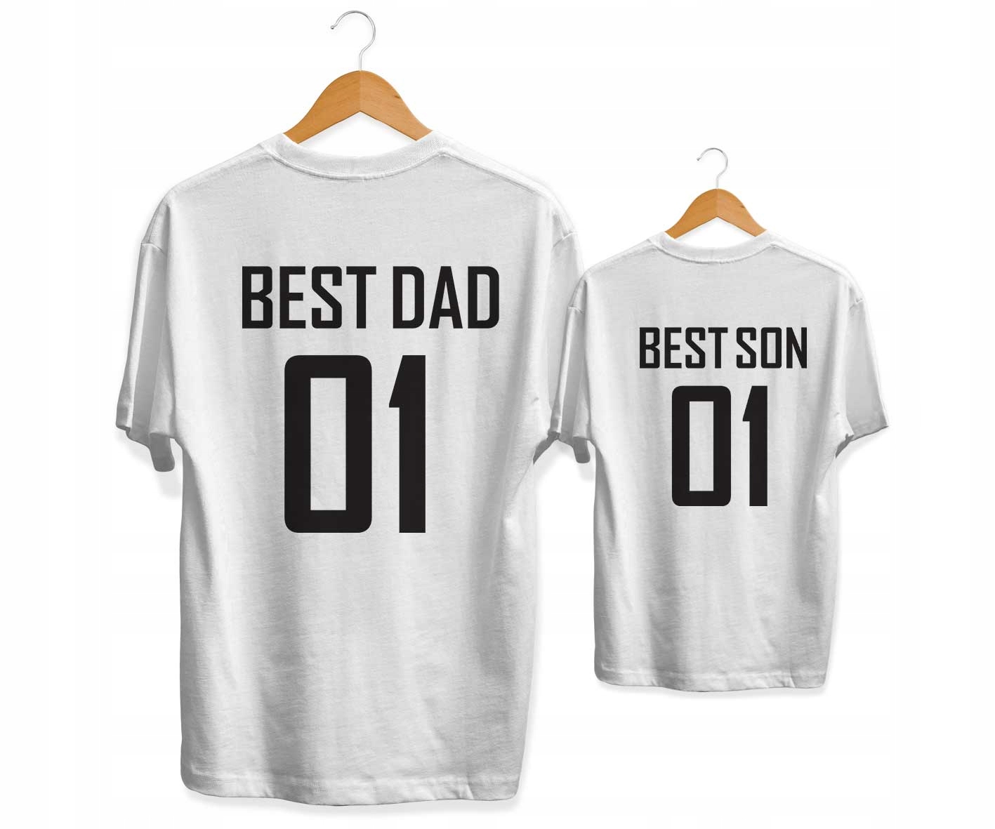 

Zestaw Koszulek Tata i 2x Syn Best Dad Best Son