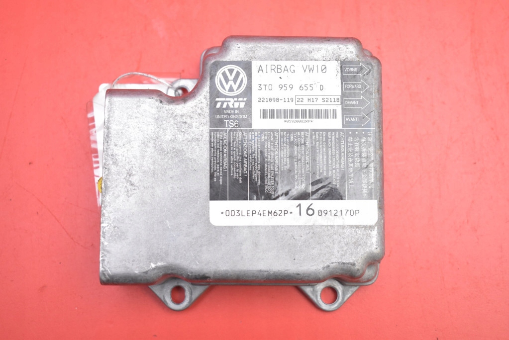 SENSOR modulo airbag airbag 3T0959655D SKODA SUPERB 2 II 08-13