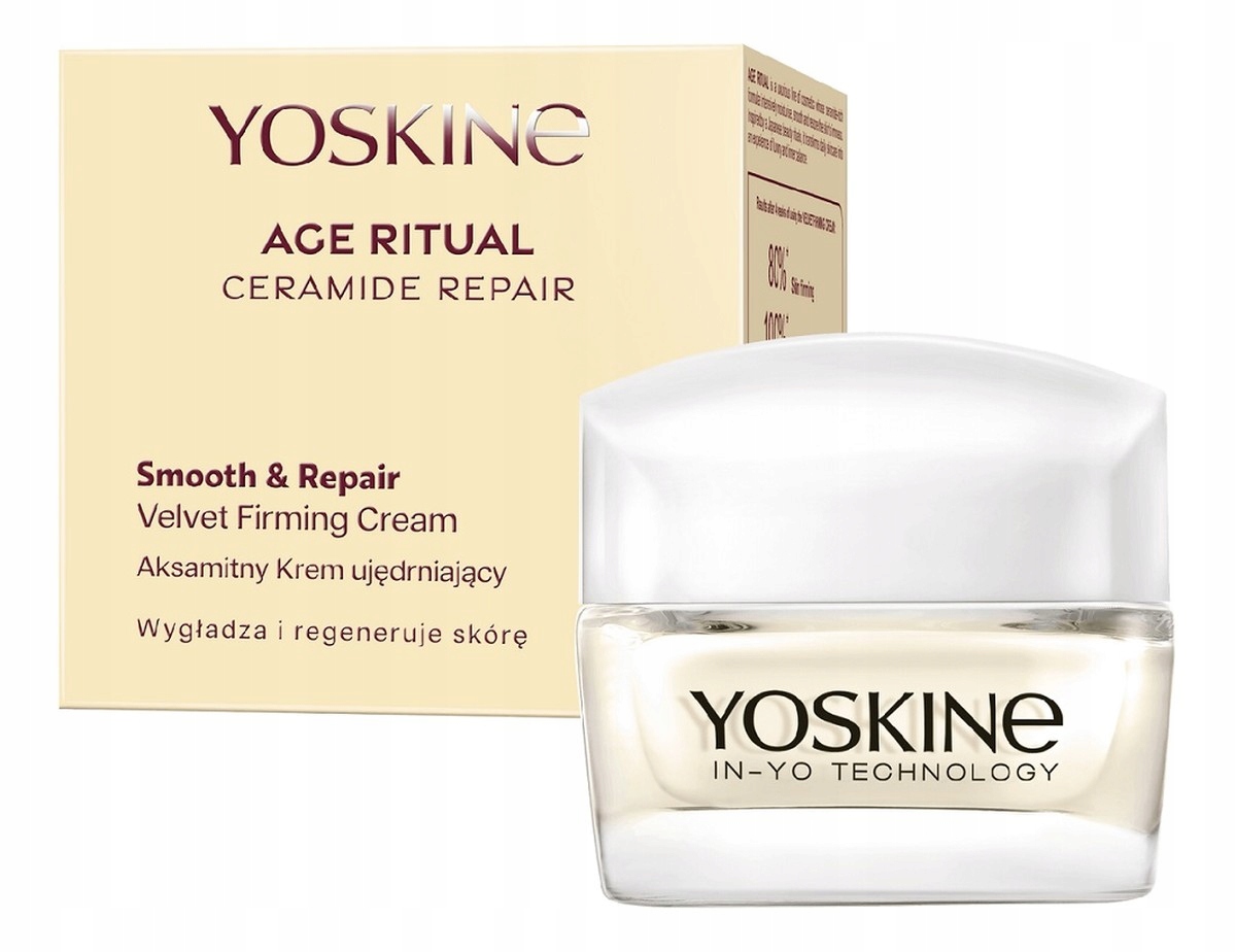 Yoskine Age Ritual sametový zpevňující krém na obličej 50 ml