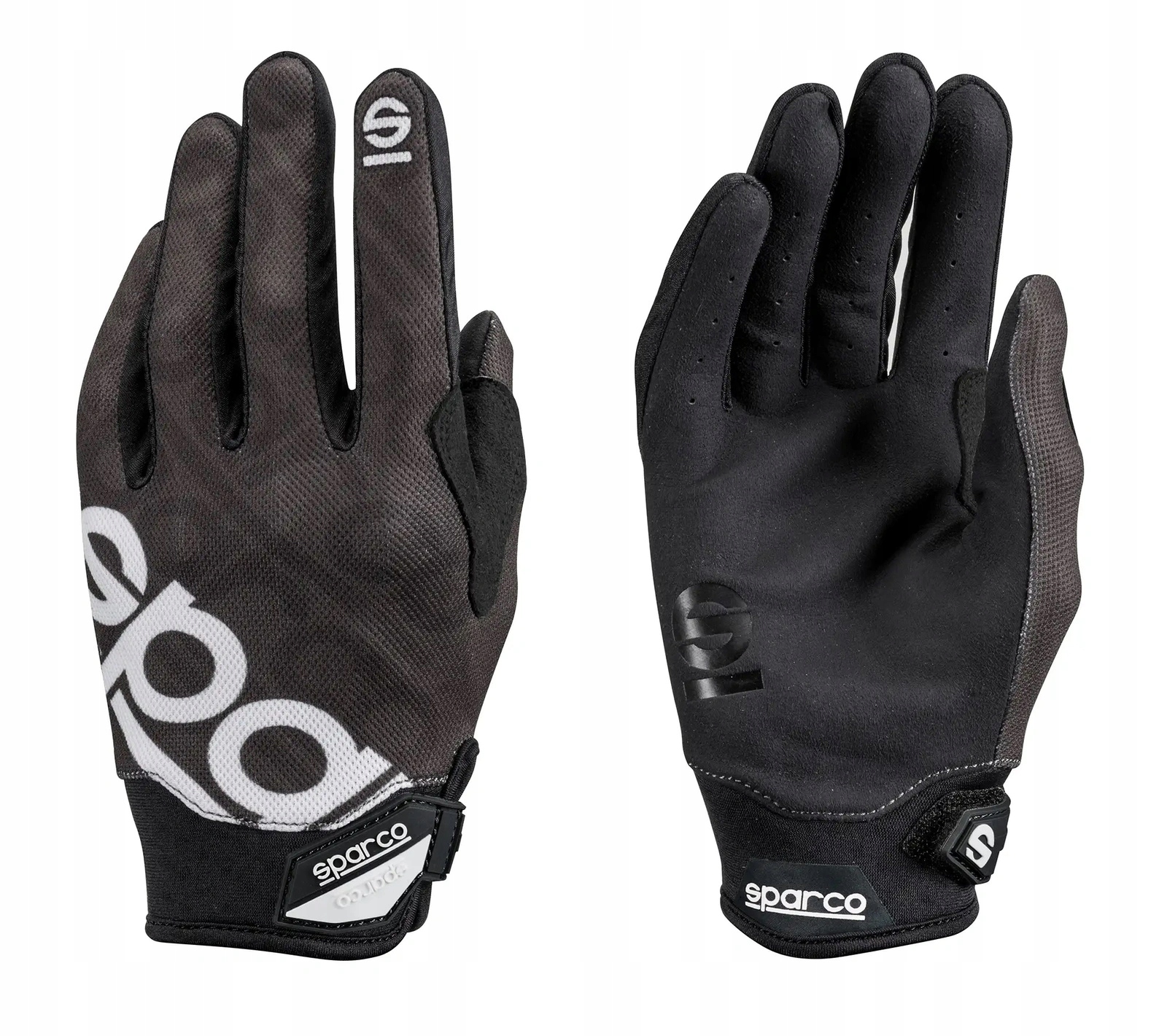 Rękawice Sparco wyścigowe Meca-3 Motorsport czarne na rzep rozmiar L