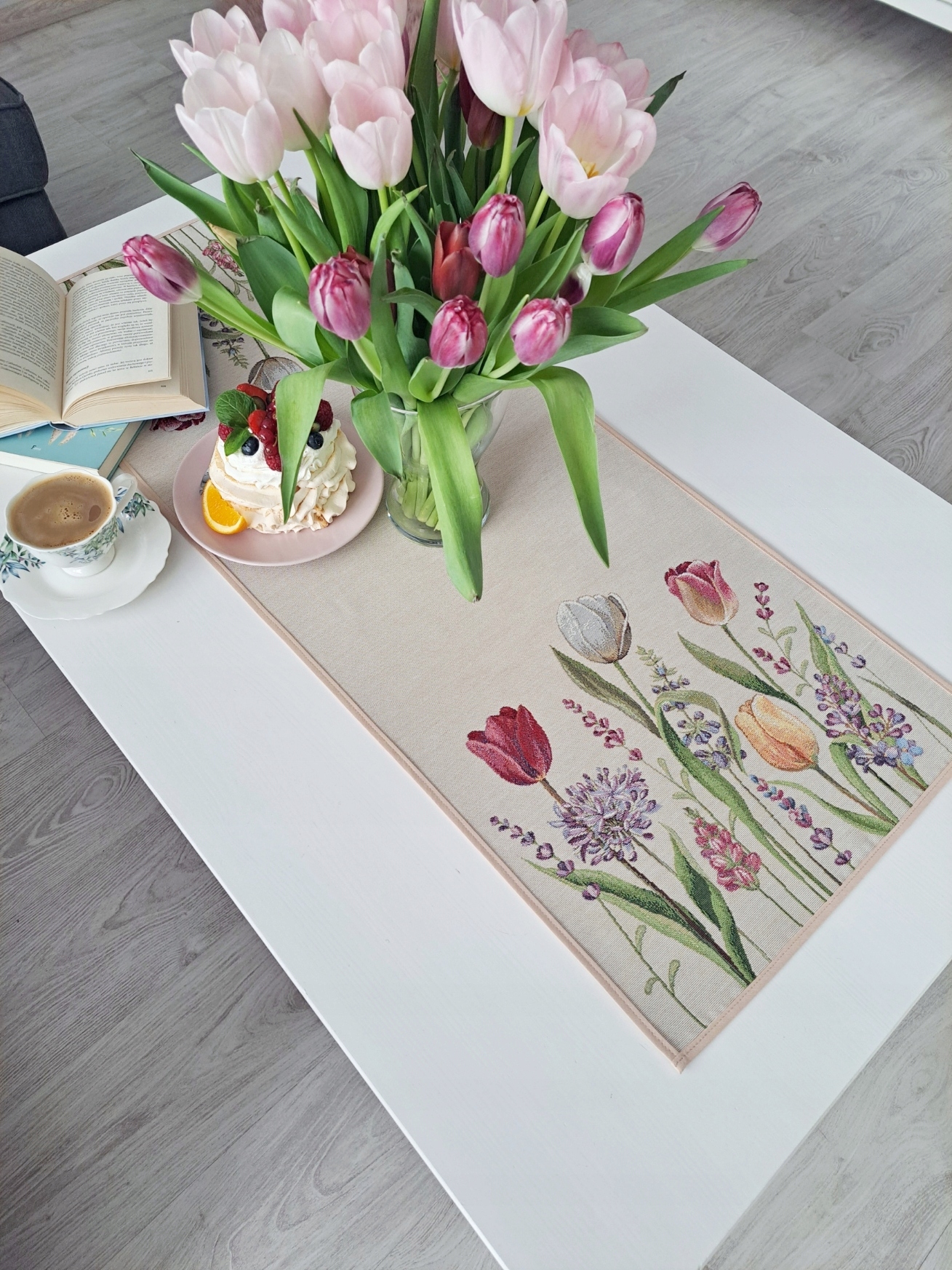 Běhoun 40x100 cm 1187NA Tulipes