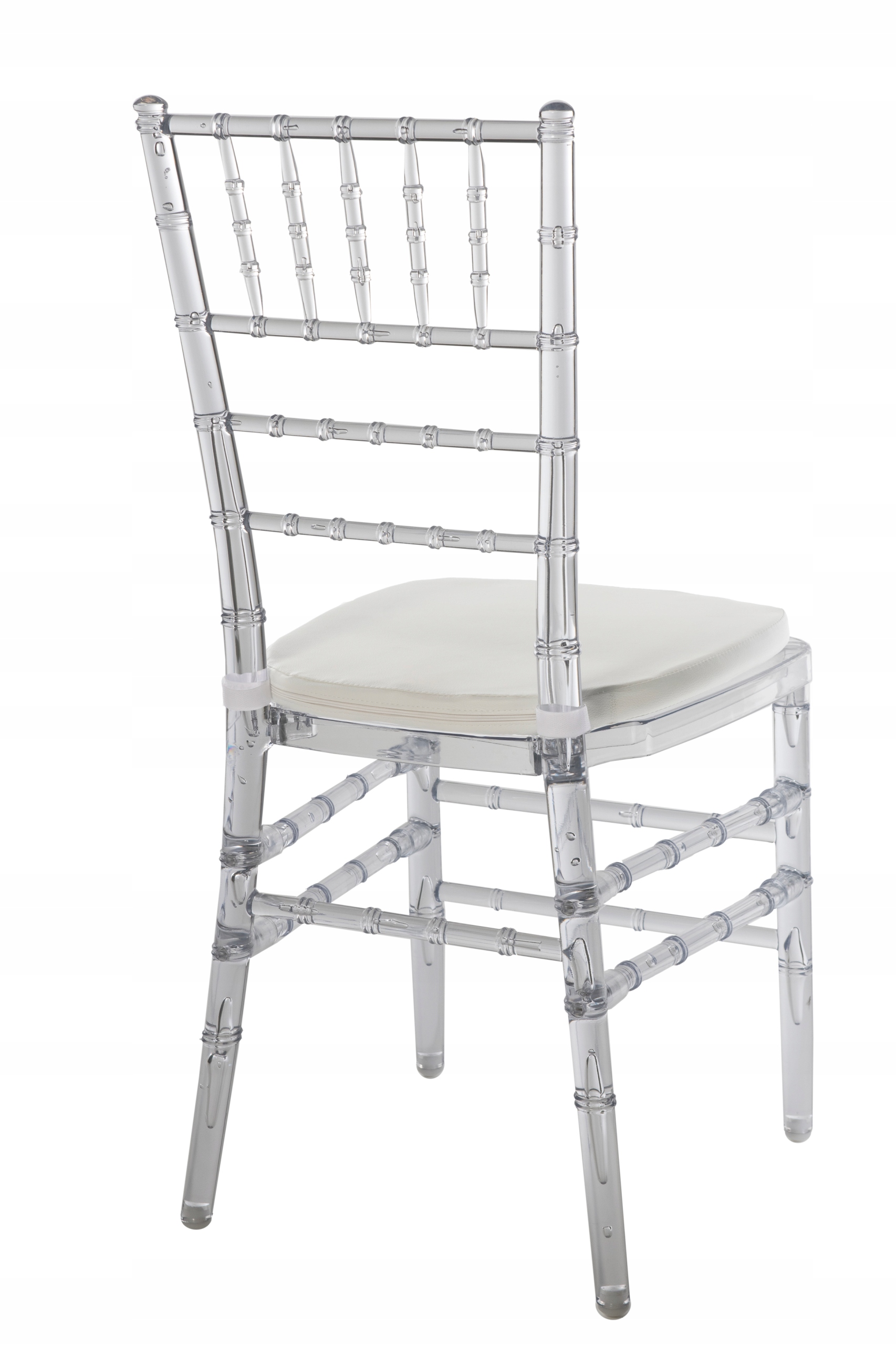 KRZESŁO BANKIETOWE WESELNE ŚLUBNE PRZEZROCZYSTE CHIAVARI PP transparentne Wysokość produktu 92 cm