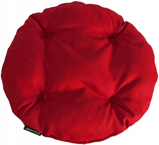 

Poduszka okrągła na krzesło Ofelia 36 cm czerwona