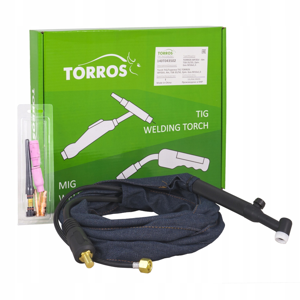 Uchwyt Spawania Torros Tig lift 26V Przewód Spawalniczy do Spawarki Mma