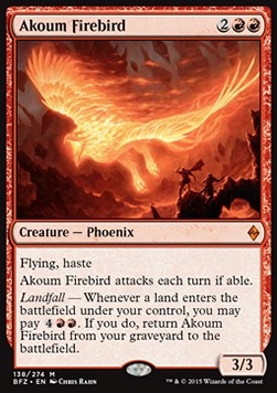 Akoum Firebird Battle for Zendikar