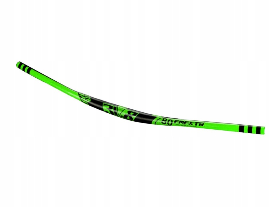 Kierownica rowerowa zjazdowa 720mm 31,8 mm zielona Mtb Road