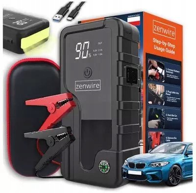 Zenwire Urządzenie rozruchowe Jump Starter Powerbank samochodowy 6400 mAh