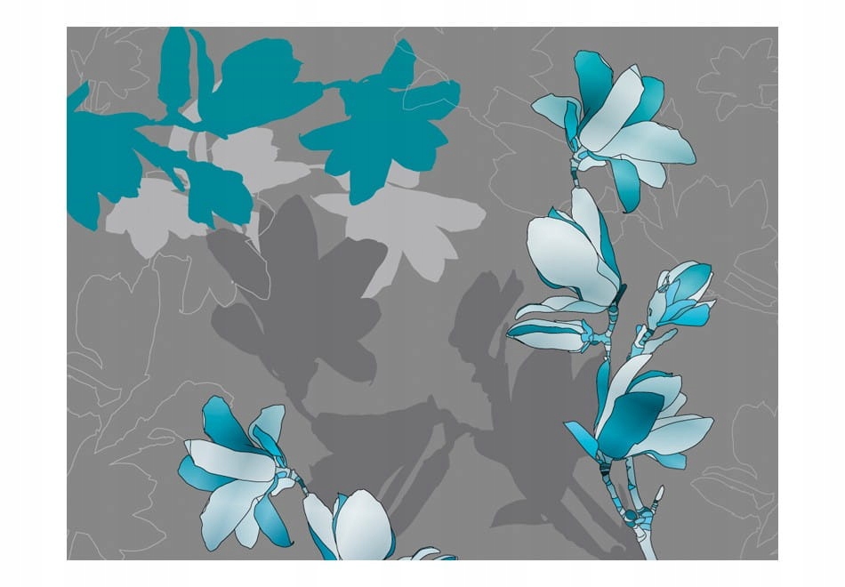 

Fototapeta - Niebieskie magnolie - 350X270