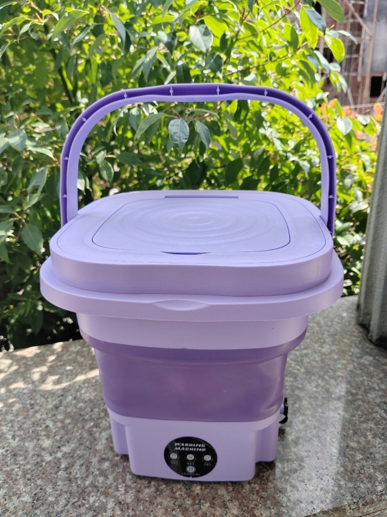 UV MINI PRALKA 8L TURYSTYCZNA MAŁA PRALKA SKŁADANA Waga produktu 5.3 kg