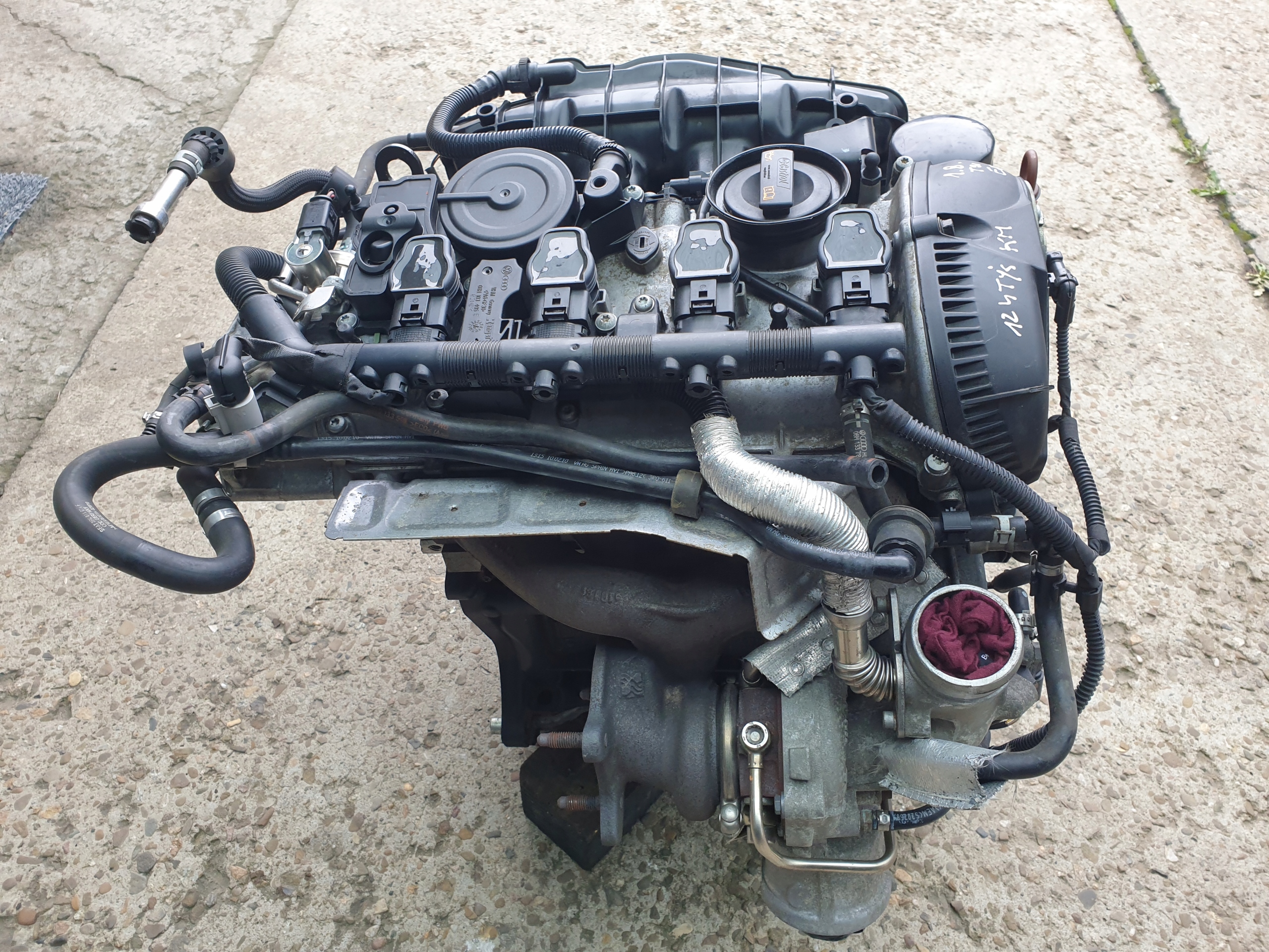 engine 1.8 TSI CDH CDHB SEAT EXEO 160KM 124 TYS KM 2011 rok