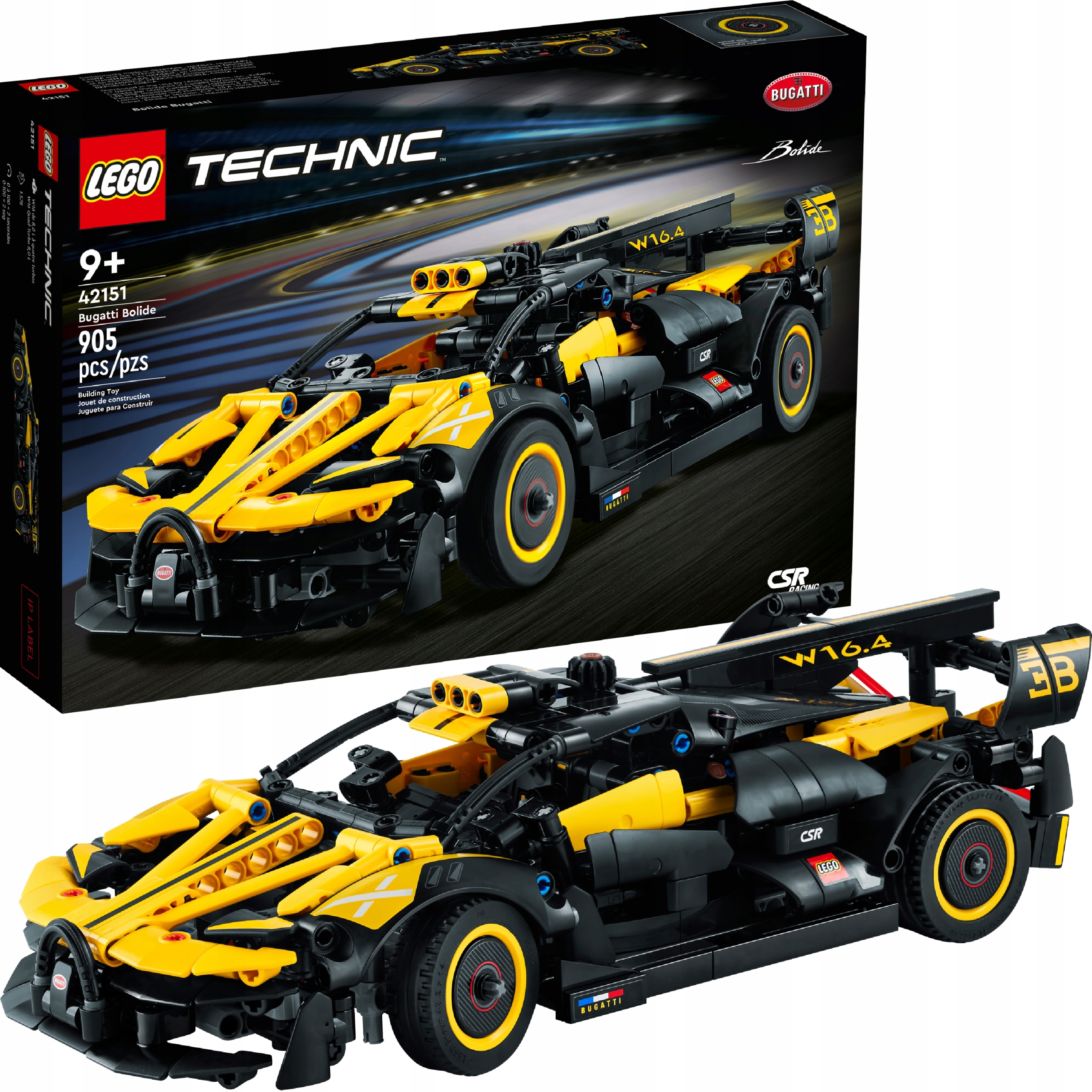 Lego Technic Bugatti Bolide 42151 model závodního auta
