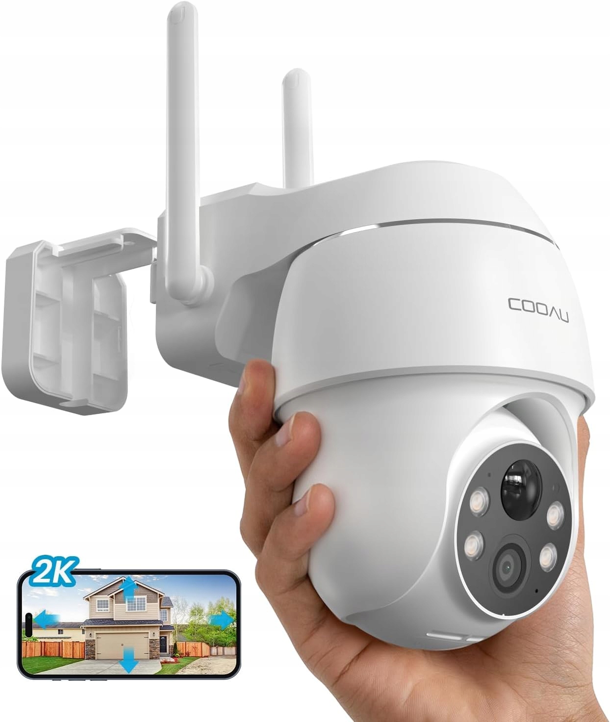 Bezprzewodowa Kamera Obrotowa Zewnętrzna Wifi Ip 3Mpx Monitoring 4X Zoom