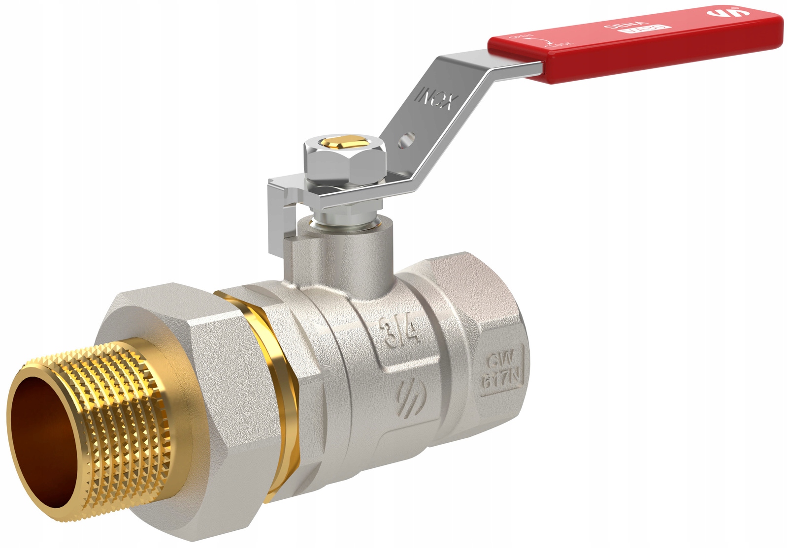 Arco Guľový Ventil S Polovičným Skrutkovaním Sena VA30 2", Páka Inox