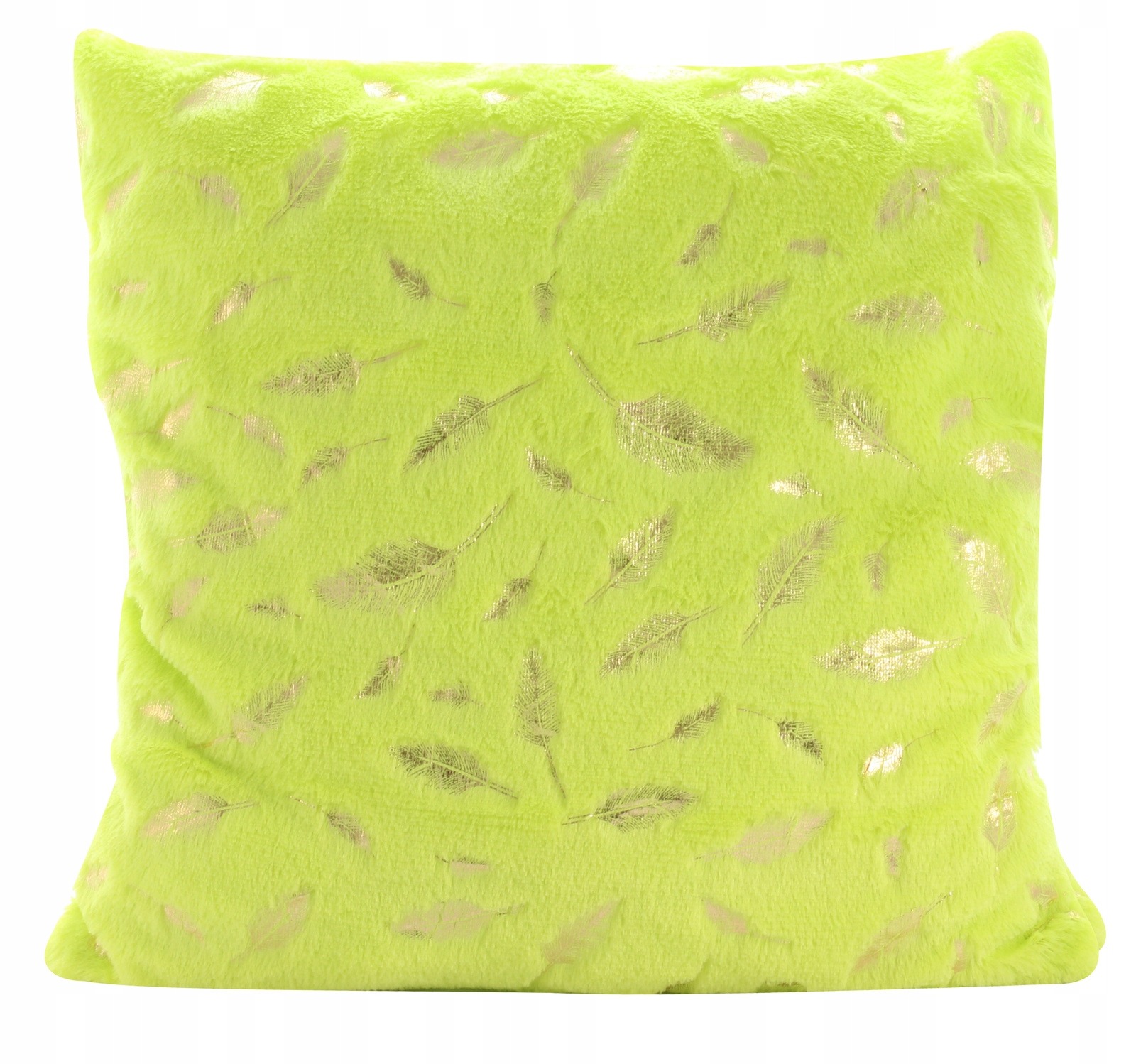 Poszewka na poduszkę włochacz w złote wzory 40x40