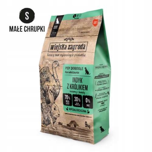 Levně Wiejska Zagroda krůta s králíkem S 9 kg