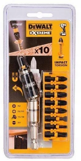 

Bity udarowe 8 szt. uchwyt DT70518T DeWalt