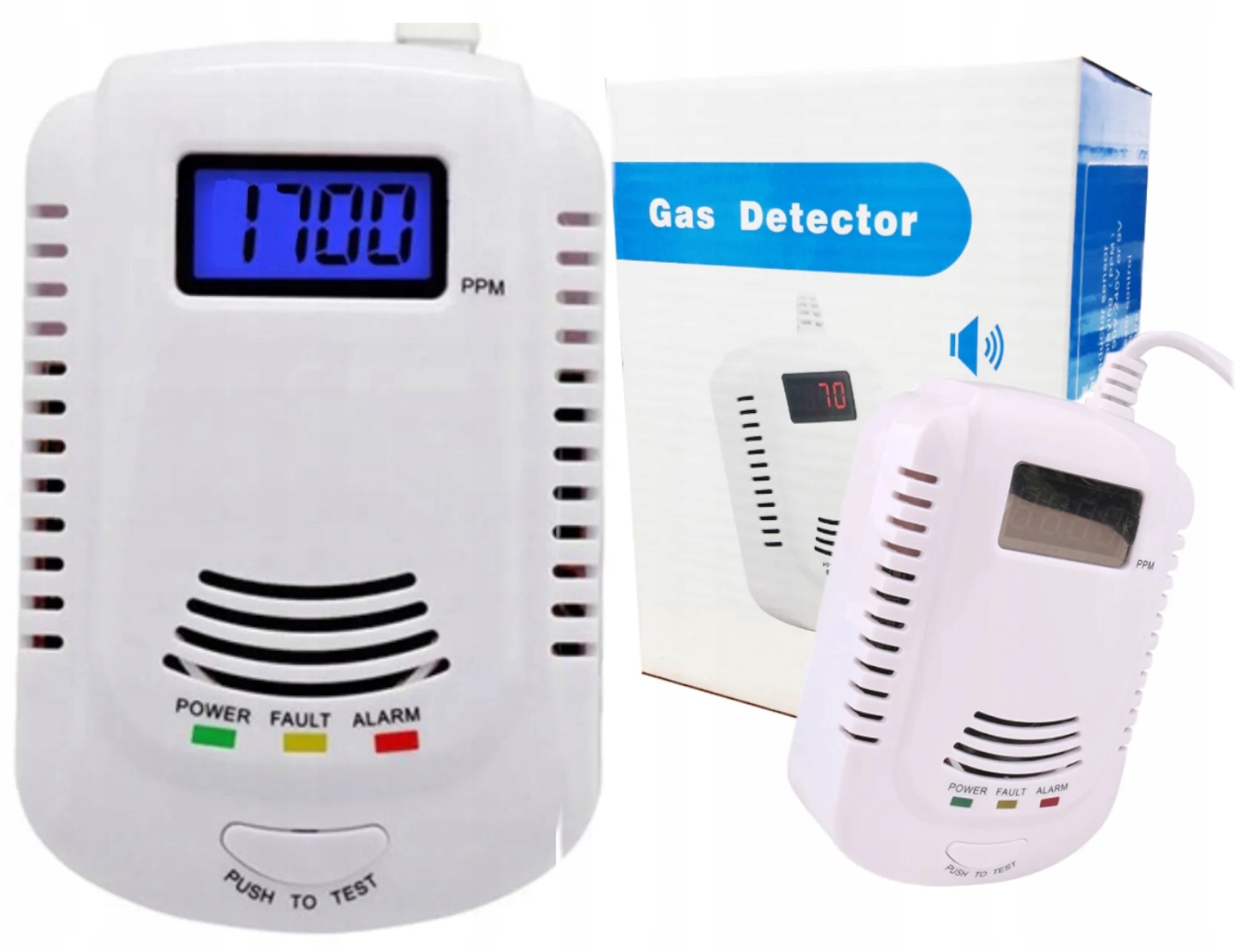 Detektor Oxidu Uhličitého Čadu A Plynu Napájanie Na Akumulátor A Prúd 3v1