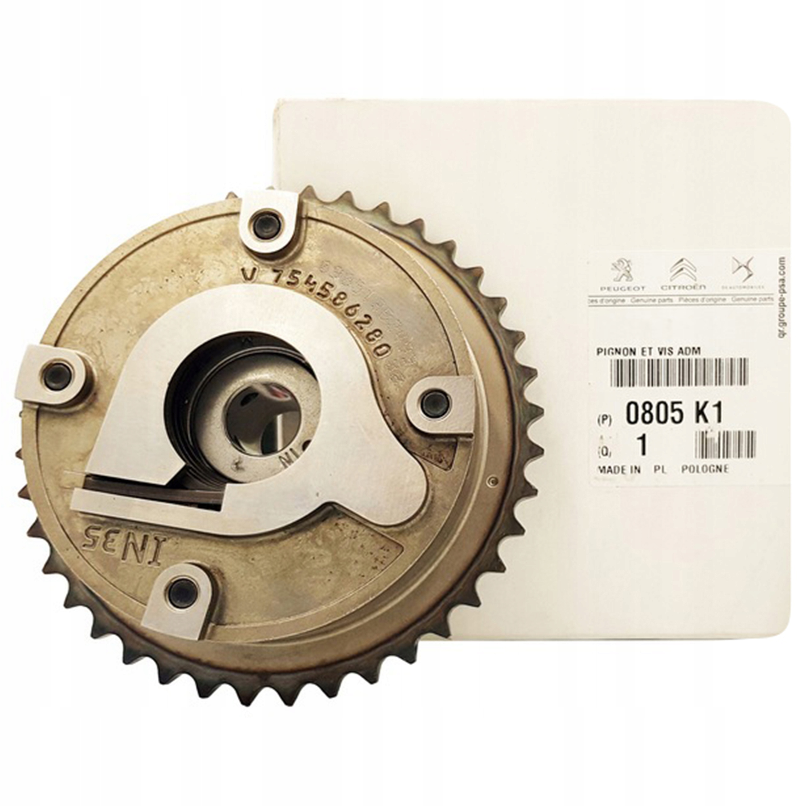 OE PEUGEOT 3008 2008 308 508 KOŁO WAŁKA ROZRZĄDU Numer katalogowy części 1682802580 OE