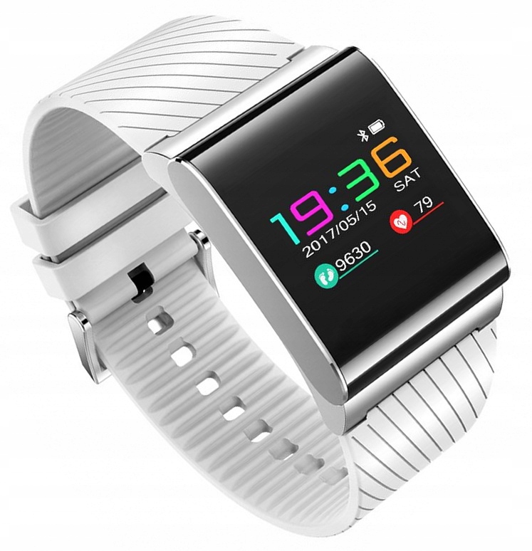SMARTWATCH zegarek SMARTBAND Pulsometr Krokomierz AMOLED Model fdsfdsf