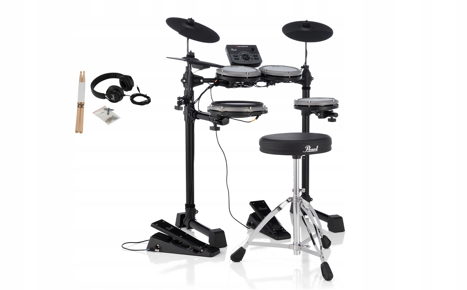 Pearl eRoadshow ERS1000 elektronická bicí souprava kompletní, tichá