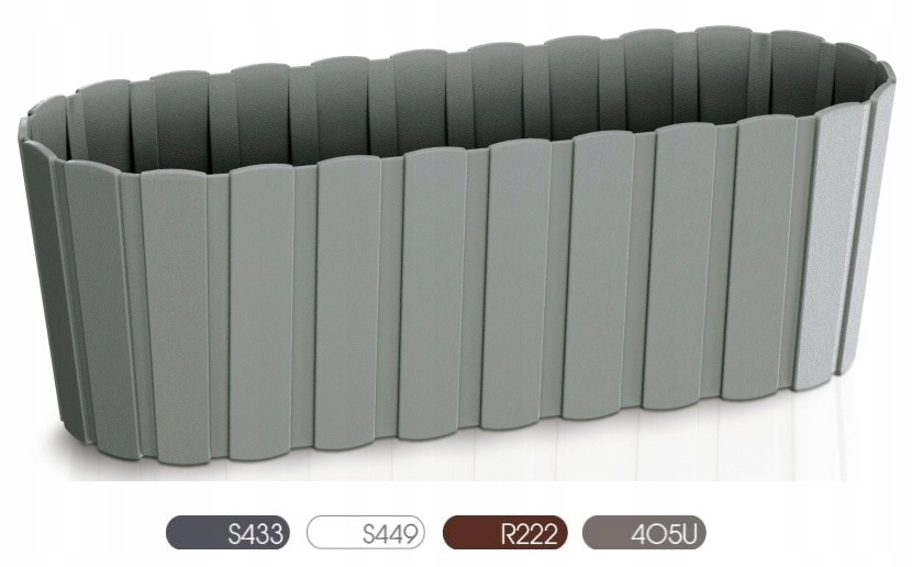 Kwietnik Boardee Case DDEC400 brąz Kolor odcienie brązu i beżu