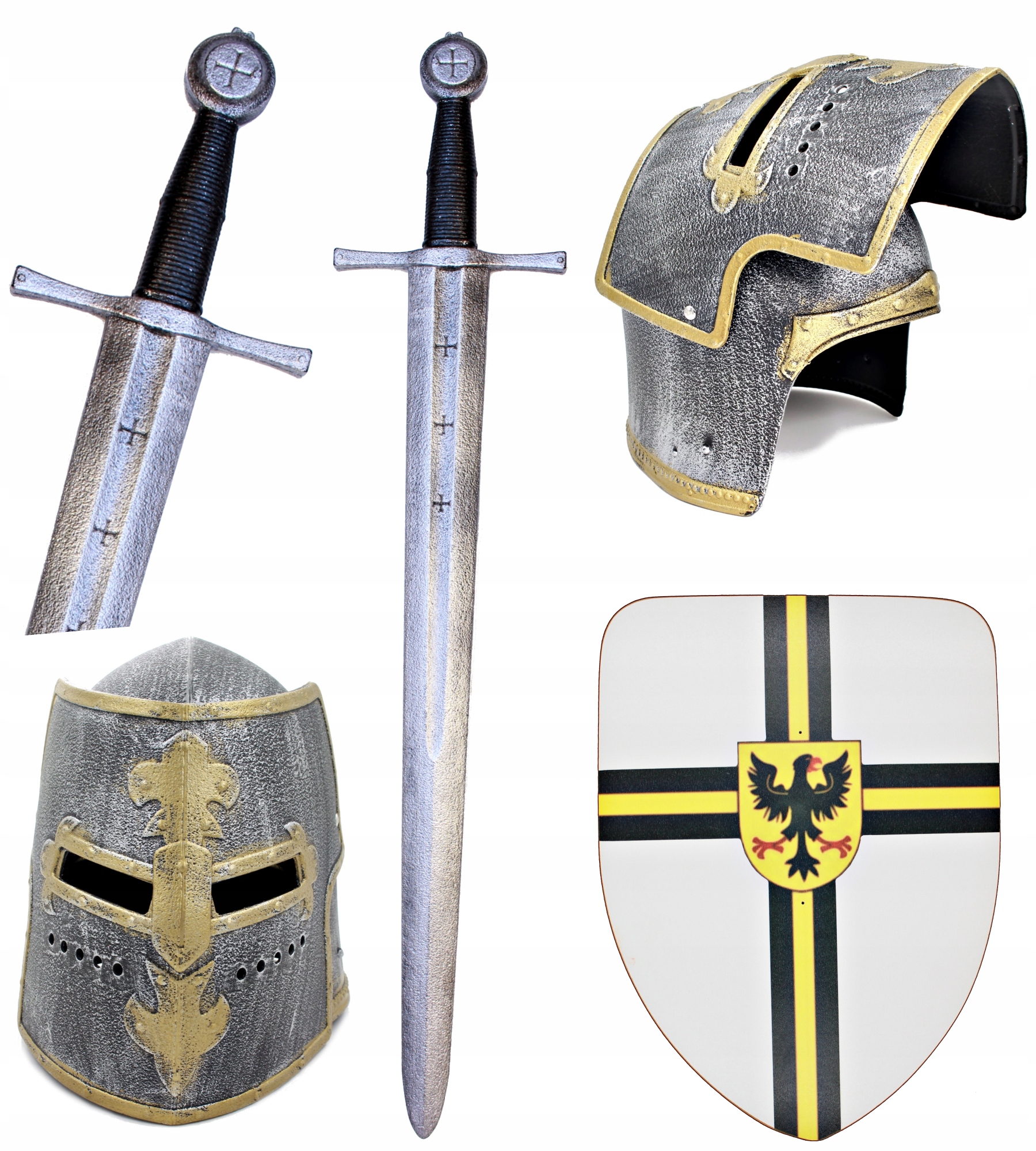 

Miecz Tarcza Hełm zestaw uzbrojenia Dla Dziecka