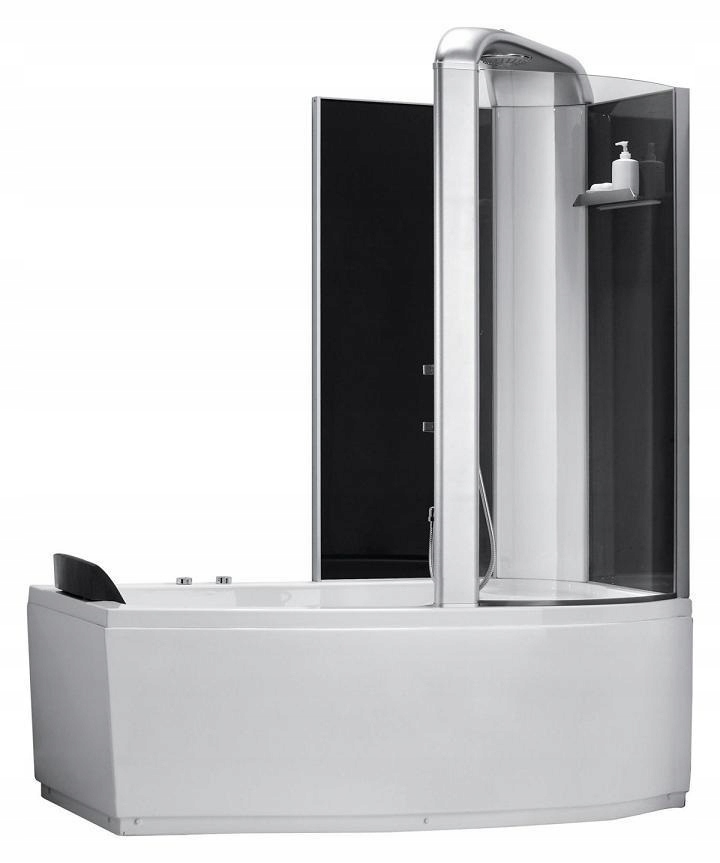 LUKSUSOWA WANNA Z HYDROMASAŻEM I PRYSZNICEM 170 CM Kod producenta OR9501