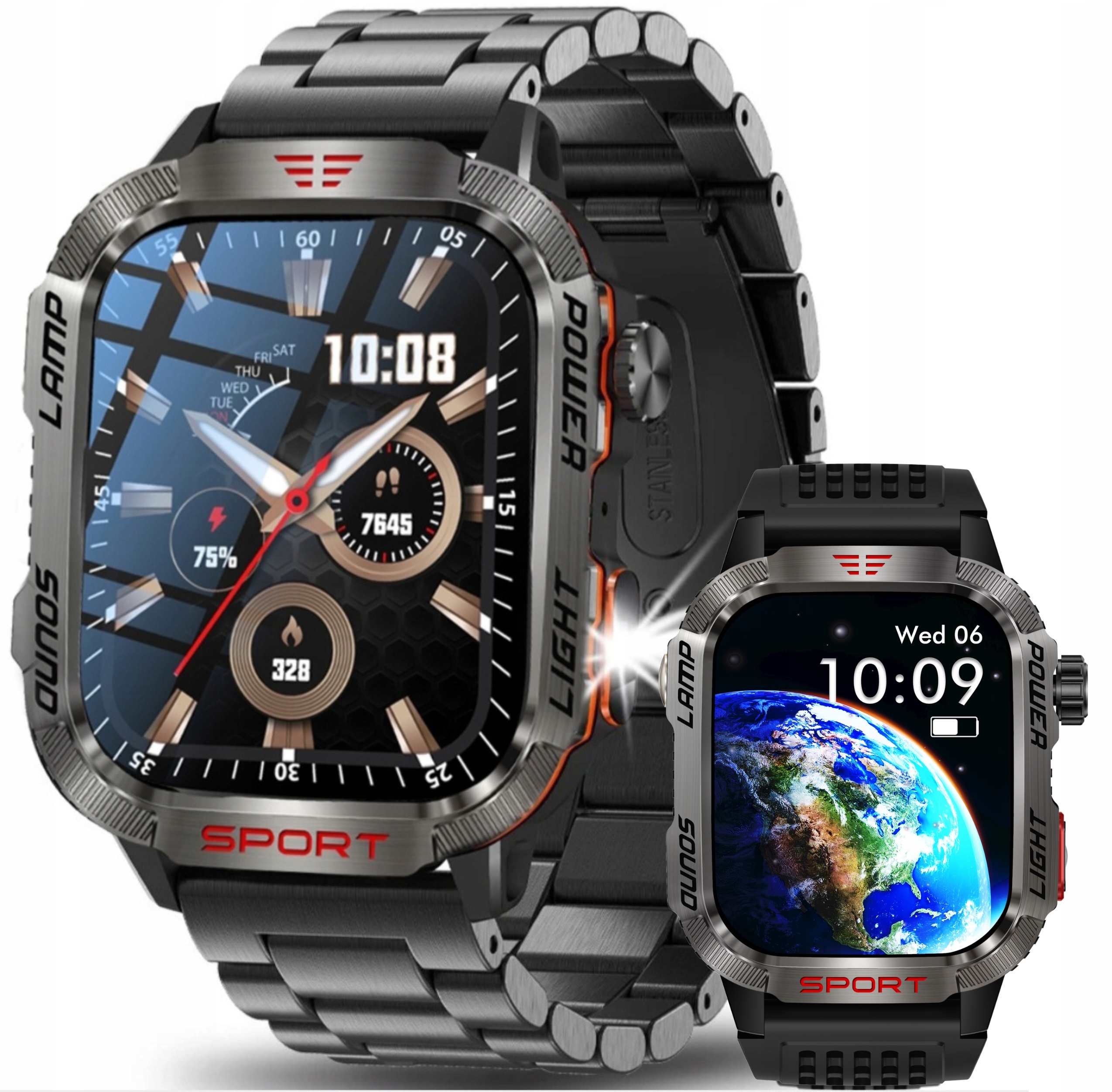 Smartwatch Elonix Smartwatch Męski Hammer wodoodporny Bluetooth zegarek