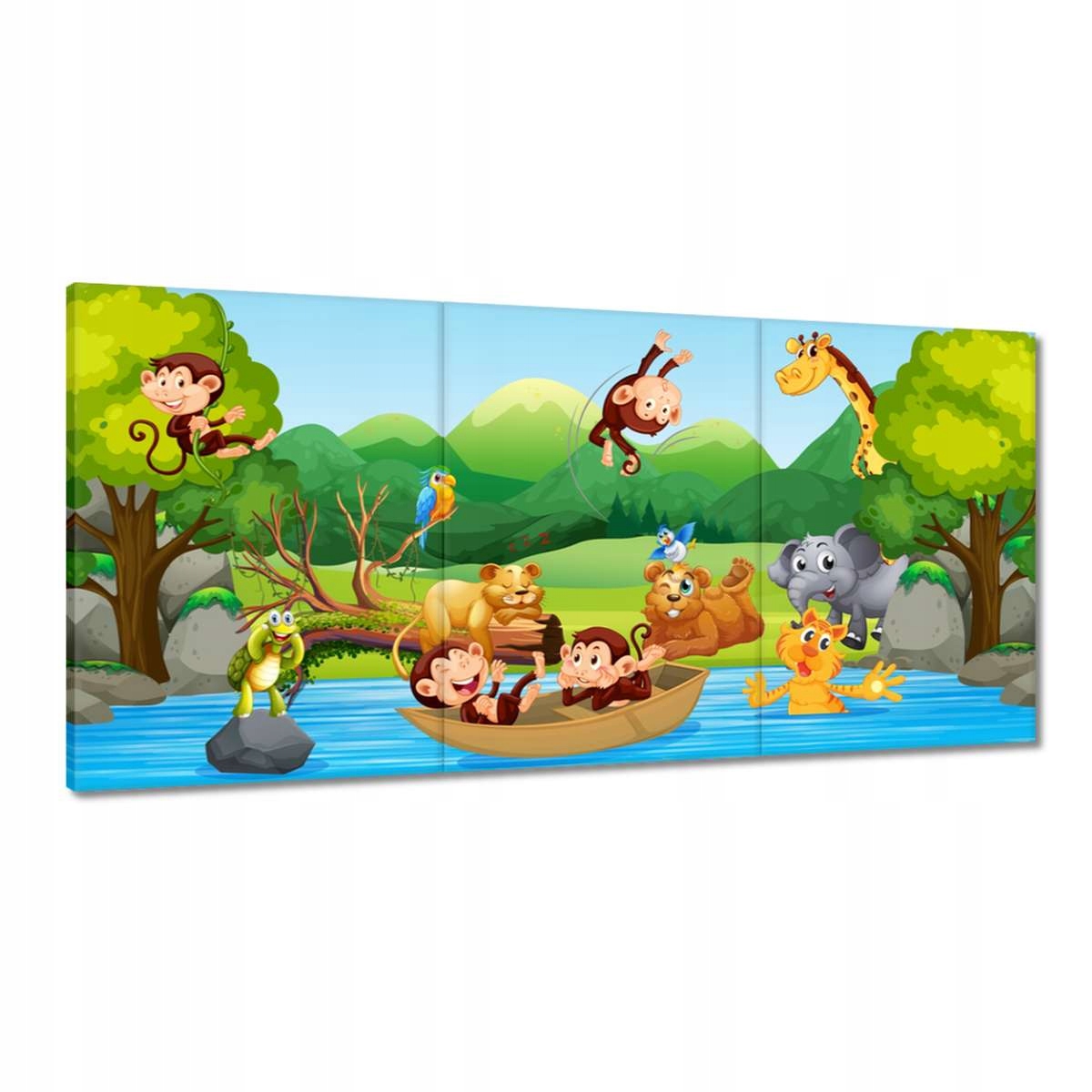 Obrazy 180x90 Džungľa Vzor pre deti