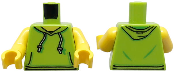 

Lego tors figurki zielona bluza z kapturem