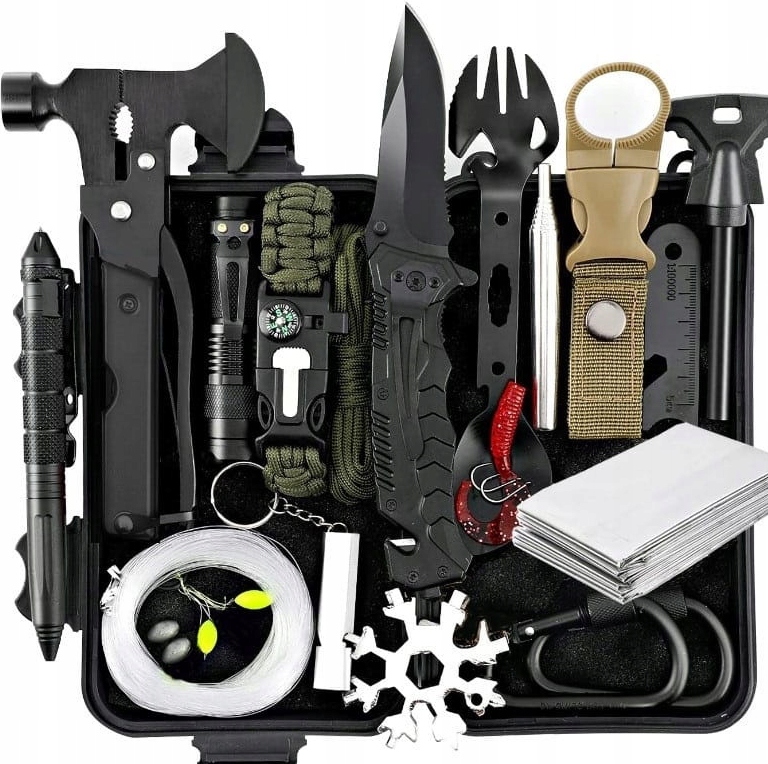 Survivalowy Niezbędnik Zestaw Przeżycia Przetrwania Survival ZP-002