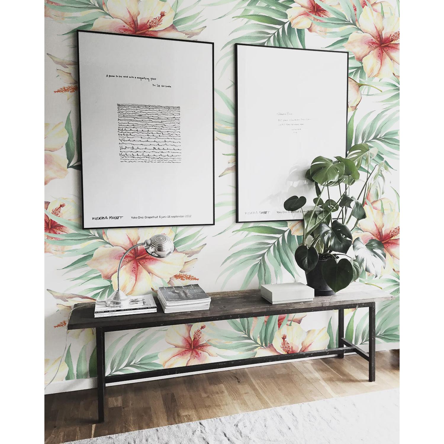

Foto tapeta samoprzylepna Hawaje kwiaty 250x250 cm