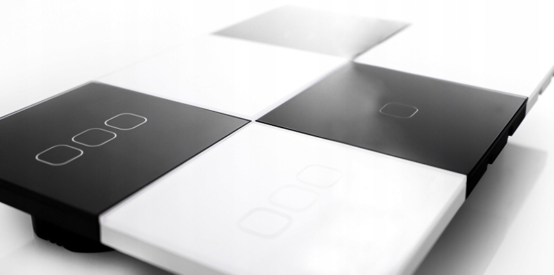 DOTYKOWY SZKLANY PODWÓJNY WYŁĄCZNIK ŚWIATŁA DOTYKOWY SZKLANY SZKŁO LED EAN (GTIN) 5903886630529