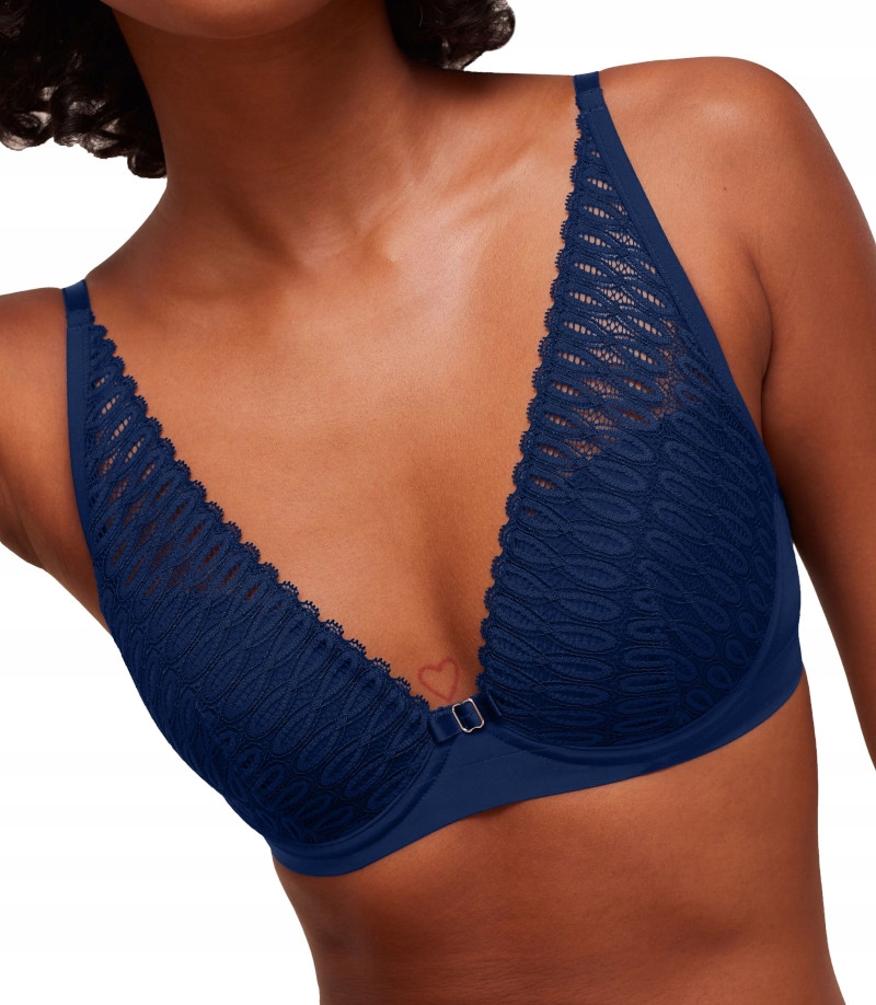 U576 Triumph Vyztužená podprsenka Aura Spotlight Wp tmavě modrá vel. 80C