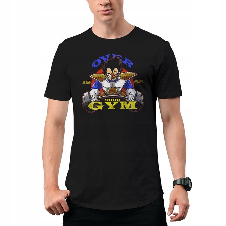 

Koszulka T-Shirt Over 9000 Gym Vegeta XL