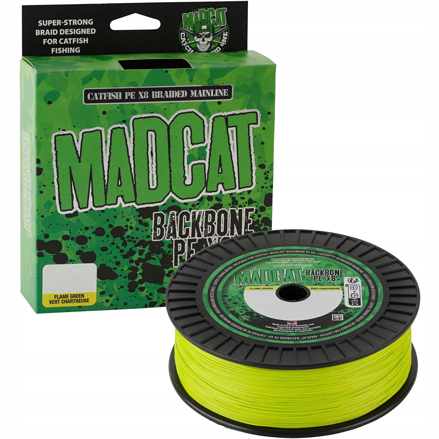 Šňůra pletenina Madcat Backbone 72,7 kg 0,55 mm 600 m Výkon třídy Premium