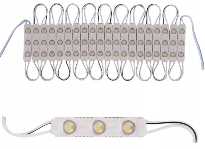 

Moduł prostokątny Led 12V 1,3W IP44 4000K 1szt