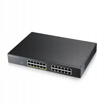 Zyxel GS1915-24EP, 24-port GbE, 12 port PoE, 130 Watt 802.3at, rackmount, S