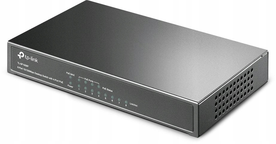 Switch PoE TP-Link TL-SF1008P 8x Fast Ethernet 4xPoE Przełącznik do kamer