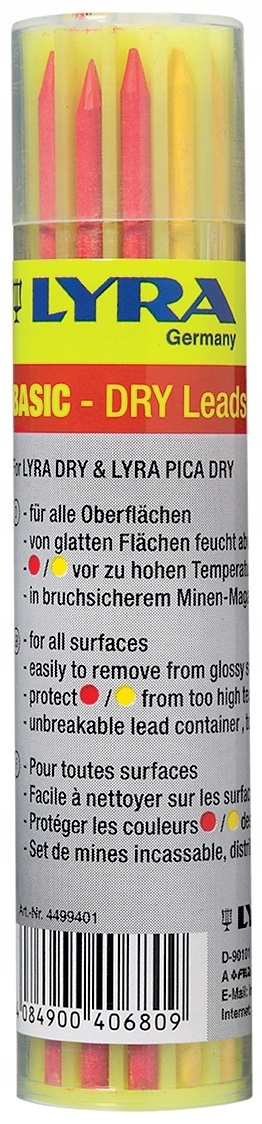 Wkłady do ołówka automatycznego BASIC LYRA 12sz