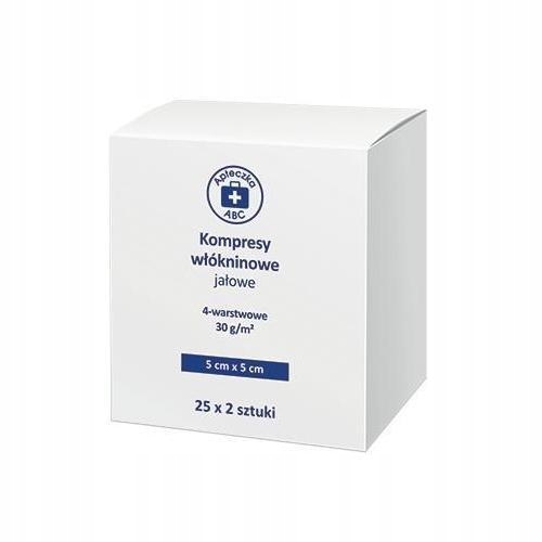 

Abc Kompresy włókninowe jałowe 5cm x 5cm, 50szt.