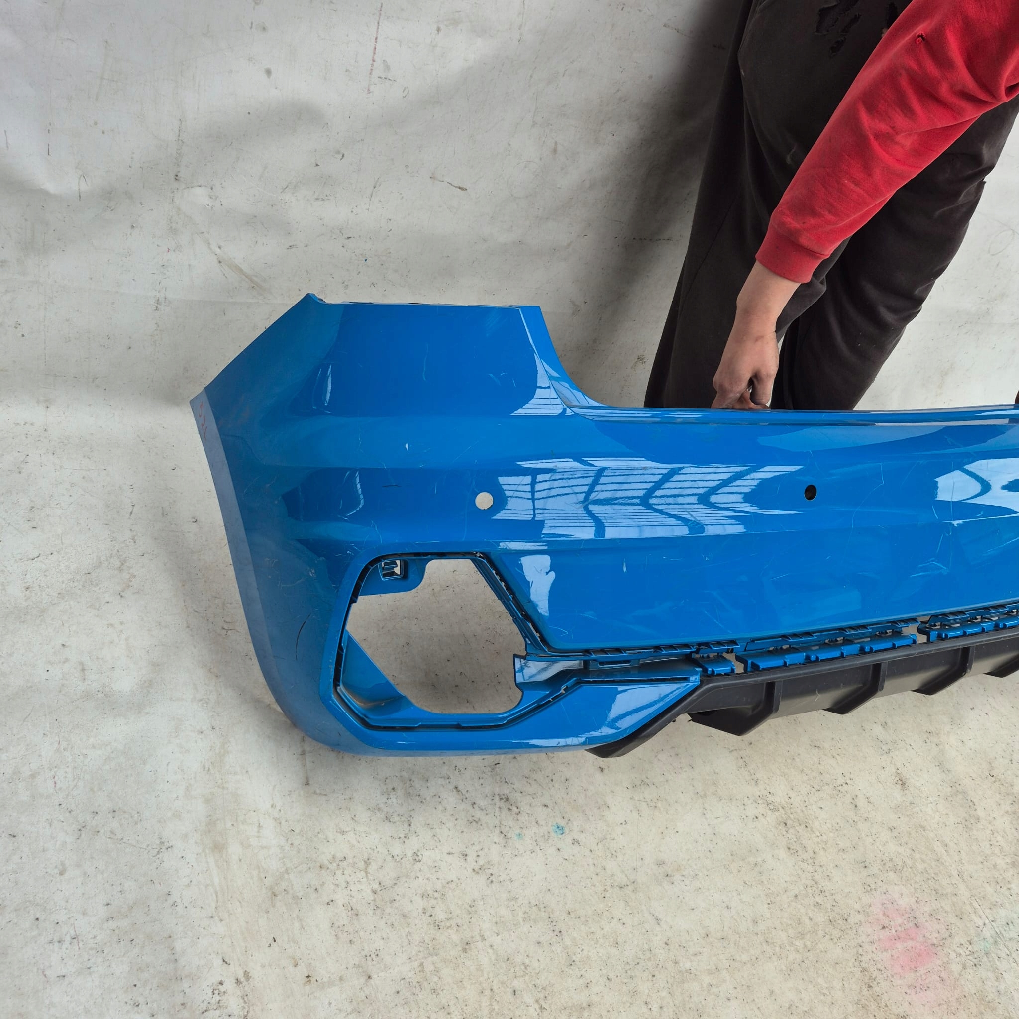 AUDI A1 II 2 82A S-LINE 18-> bumper rear part rear PDC